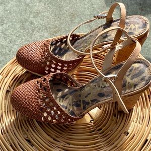 Sam Edelman Rella, size 9, Whiskey leather